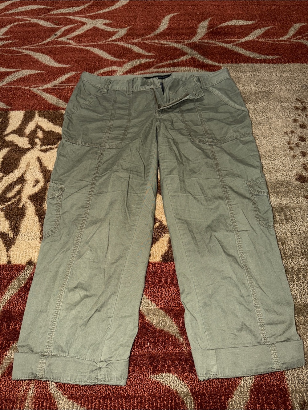 Women’s Olive Green Cargo Pants